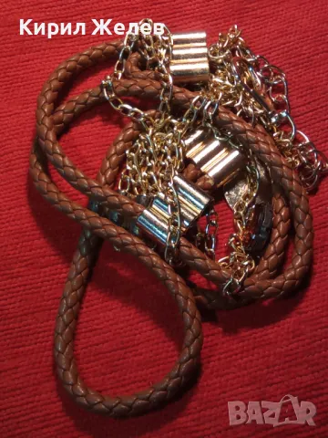 МОДЕН АКСЕСОАР / ДРЪЖКА За ЧАНТА Или ДРУГО от ЕКО КОЖА и ЗЛАТИСТИ ВЕРИЖКИ 47331, снимка 10 - Чанти - 47210738