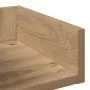 vidaXL Библиотека, дъб артизан, 48x25,5x140 см, инженерно дърво, снимка 7