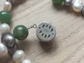 Дамско колие със сребро и естествени камъни , снимка 2