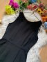 Черна рокля с верижка Манго, снимка 2