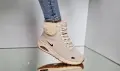 Намаление на дамски зимни боти бежови Nike, снимка 2