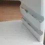 Детско столче за хранене дървено Nuttle, бяло, употребявано, снимка 4