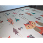 4136 Сгъваемо детско килимче за игра, топлоизолиращо 180x200х1см - модел Лисица и Тигър, снимка 12