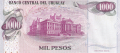 1000 песо 1974, Уругвай, снимка 2