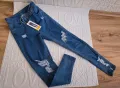Дамски дънки Slim с накъсан ефект , снимка 3