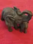Статуетка, фигурка Слон със слонче, мрамор. , снимка 5