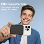 Нова Външна батерия Магнитен power bank 10000mAh 15W безжично + вградени кабели, снимка 6