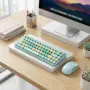 Комплект безжична клавиатура и мишка MOFII Bean, 2.4G - ергономичен дизайн и компактни размери, снимка 2