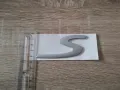 сребриста емблема Porsche S голям размер, снимка 3
