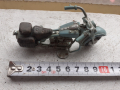Мотор стара ламаринена играчка модел макет син за колекция, снимка 5