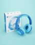 Безжични детски слушалки с микрофон iClever BTH22 Bluetooth 5.4, 74/85 dBA, сини, снимка 9