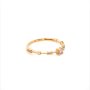 Златен дамски пръстен 1,13гр. размер:56 14кр. проба:585 модел:20058-1, снимка 2