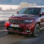 Предна броня + DRL Jeep GRAND CHEROKEE TRACKHAWK SRT Style, преден капак 2014 - 2021 и други части, снимка 1