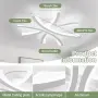 Модерна димируема LED плафониера 30W, 50cm, снимка 3