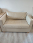 Разтегателен кожен диван, снимка 1 - Дивани и мека мебел - 44623463