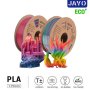 PLA Rainbow Filament JAYO 1.75mm 1.100kg ROHS за FDM 3D Принтери, снимка 1 - Консумативи за принтери - 42613653