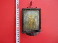 Старинна домашна икона кандило , снимка 1