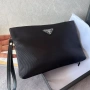 Prada Черна Чанта Тип Клъч С Торбичка На Марката Код 66Btq13, снимка 3