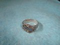 СТАР СКЪПОЦЕНЕН СРЕБЪРЕН АРТ НУВО ПРЪСТЕН СРЕБРО СРЕБРО 925 СТАРА ЮВЕЛИРНА ИЗРАБОТКА 25938, снимка 3