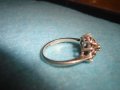 СТАР РУБИНЕН СРЕБЪРЕН ПРЪСТЕН СТЕРЛИНГ СИЛВЪР с ЩЕМПЕЛИ и за РУБИН КАМЪНИТЕ ЮВЕЛИРНА ИЗРАБОТКА 25377, снимка 12