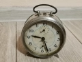 Стар, рядък, работещ Български будилник, снимка 1