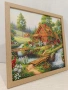 Диамантен гоблен 25 х 25 см готов изработен в дървена рамка , снимка 2