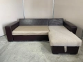 Ъглов диван с опция сън в добро състояние , снимка 2