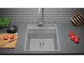  Кухненска Мивка от гранит модел Осло 45 Премиум 430 x 530 мм Сива, снимка 9