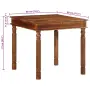 vidaXL Трапезна маса 80x80x77 cm масивна дървесина акация, снимка 9
