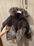 Ново детско зимно яке естествена кожа, снимка 2