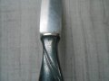 КОЛЕКЦИОНЕРСКИ ПОСРЕБРЕН 90 микрона стар нож на СОЛИНГЕН ! ножка ножче кама, снимка 5