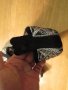 Старинни родопски невестински везани терлици с гайтан изработка 50те години - тъмносиви с черен кант, снимка 4