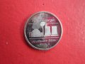 Сребърна монета Немски сребърен медал плакет 1, снимка 2