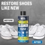 Нов Комплект за почистване на обувки 300 мл с четка и микрофибърна кърпа, снимка 3