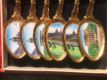 стари руски лъжички с позлата и емайл - СССР, снимка 3