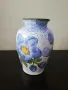 Много красива, ръчно рисувана ваза. Керамика. , снимка 2