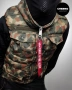 Мъжки камуфлажен елек с качулка ALPHA INDUSTRIES Camouflage Hooded Field Vest L•M  Нов без етикети , снимка 10