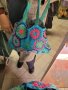 hand made пачуърк  плетена чанта,шарена, снимка 5