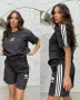 Adidas Дамски Летен Комплект Тениска И Къси Панталонки👚🩳Дамски Къс Екип Адидас - 3 Цвята Код A598, снимка 3