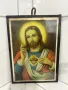 Стара картина Икона / Свети образ на Иисус, снимка 4