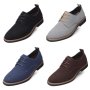 Мъжки модни бизнес обувки от велур, 4цвята - 023
