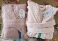 Детски хавлиени халати за баня със качулка от 100% памук., снимка 5