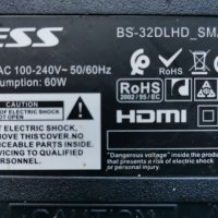 BESS BS-32DLHD_SMART със счупена матрица  , TP.SK506S.PB802 , PT320AT03-3-XC-1 , MS-L3655 V1, снимка 3 - Части и Платки - 44218975