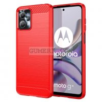 Motorola Moto G13 Противоударен Силиконов Гръб - Карбон, снимка 2 - Калъфи, кейсове - 40055328