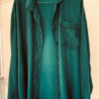 Разкошна пижамна риза MANTONI 100% коприна, снимка 2 - Ризи - 41381489