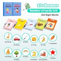 Говорещи флаш карти, Учебни играчки за 1 - 3 годишни бебета – английски език, снимка 2 - Образователни игри - 42165713