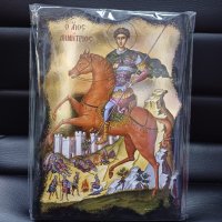 Икона на Свети Димитър, снимка 6 - Икони - 42627176