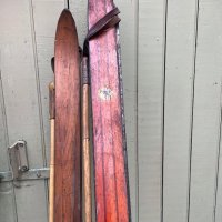 дървени стари ски , кънки.., снимка 4 - Антикварни и старинни предмети - 40104690