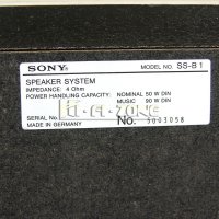 ТОНКОЛОНИ   Sony ss-b1 , снимка 10 - Тонколони - 40345973