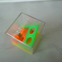 Логически пузел куб играчка топчета игра на нерви , снимка 3 - Игри и пъзели - 41449998